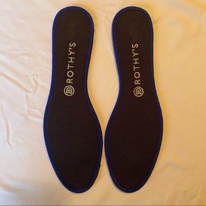 One pair Rothy’s insoles, black, size 10.5